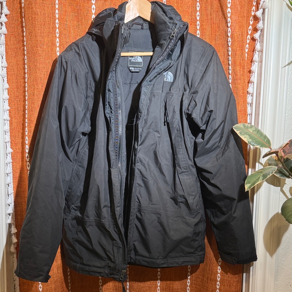 The North Face Men's Triclimate Charcoal Performance Jacket with down